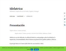 Tablet Screenshot of idolatrica.com